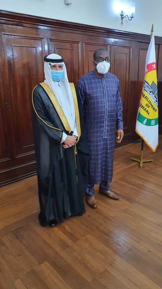 The meeting of His Excellency the Ambassador with the President of the Ghanaian Parliament